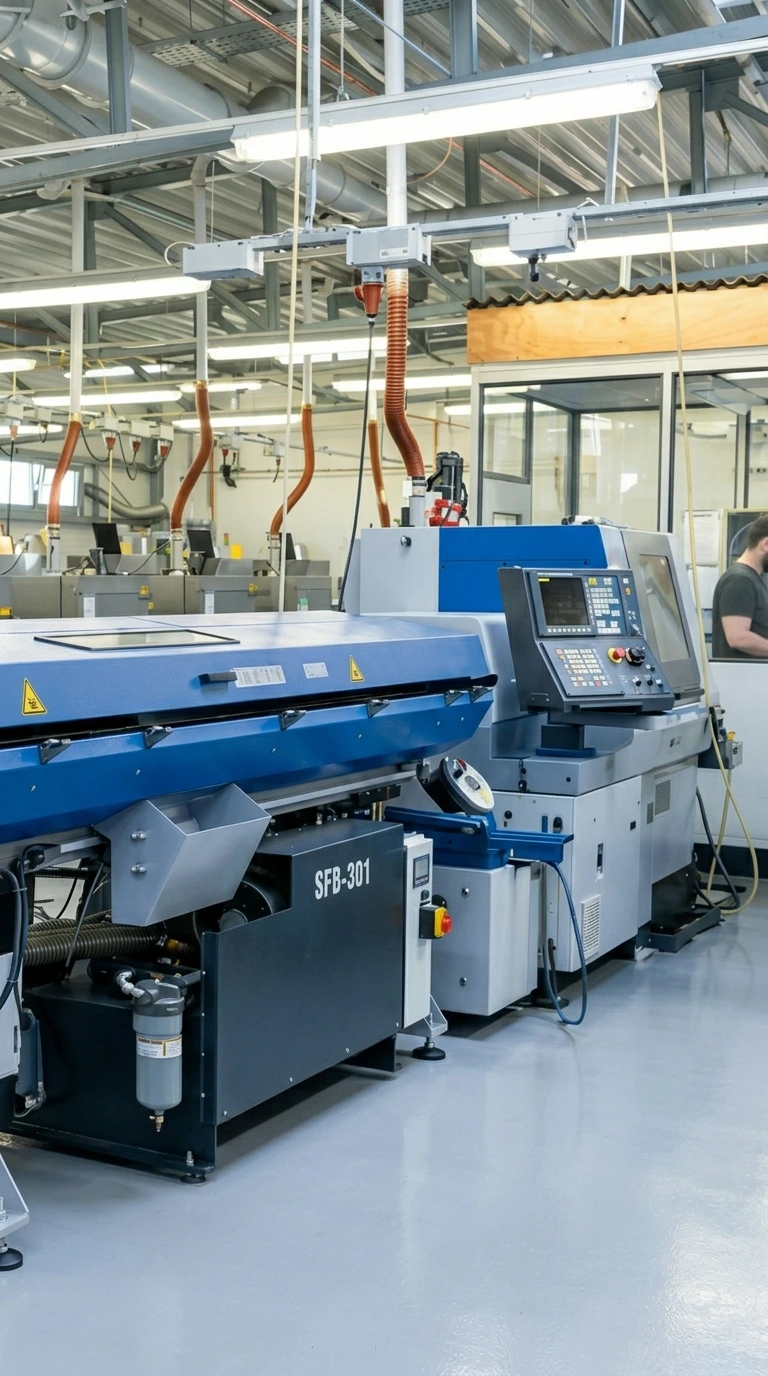 Langdrehautomat zur Fertigung komplexer Automatendrehteile in der Serienproduktion